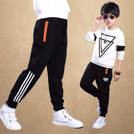 Boys Pants Children's Trousers Girls Pure Cotton Sports Trousers Kids Wear Casual Pants Children's Brand Straight Pants Fashion