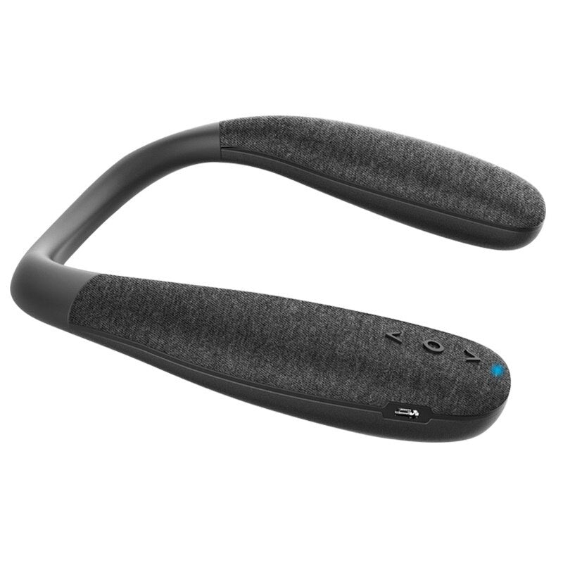 Portable neck-mounted speaker soft and comfortable Bluetooth 5.0 wireless speaker suitable for gaming music conference call