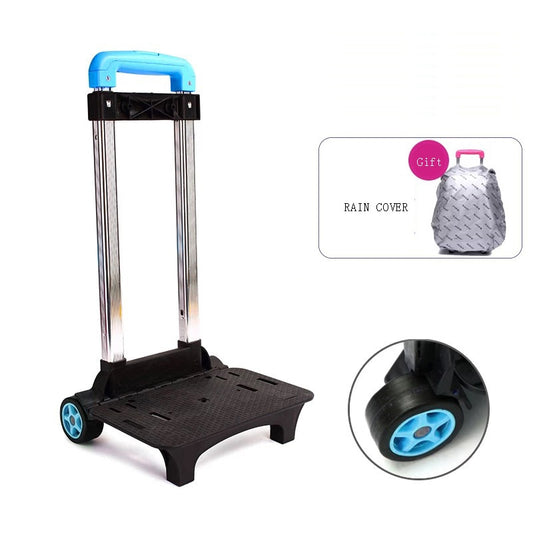 SUN EIGHT Kid Trolley Backpack Wheeled Bag School Bag Luggage For Children Wheels Expandable Rod High Function Trolly