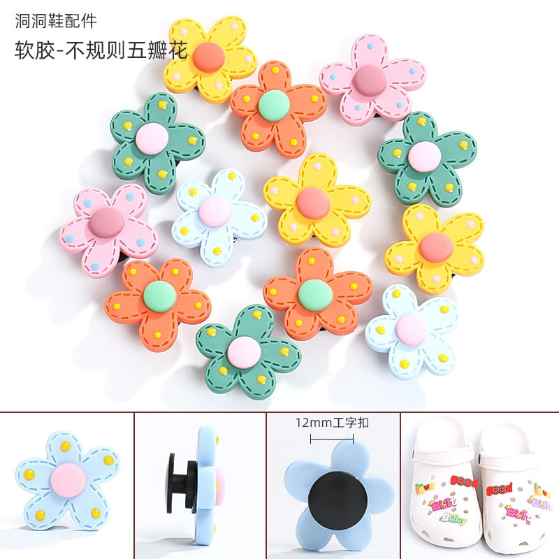 Shoe Charms Decoration - Best 10pcs/set Shoe Charms Decoration Buckle carton chocolate ice cream fruit acrylic M JIBZ DIY combiation for croc friend gift