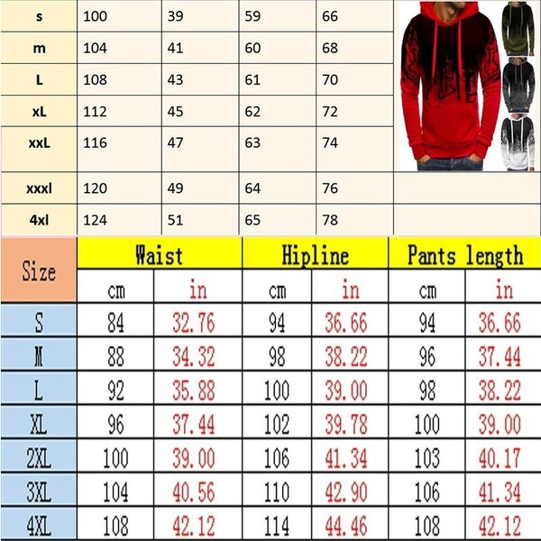 2021 Newest Autumn and Winter Fashion Tracksuits Men's Pullover Hoodies and Sweatpants Jogging Suits(4 Colors) S-4XL