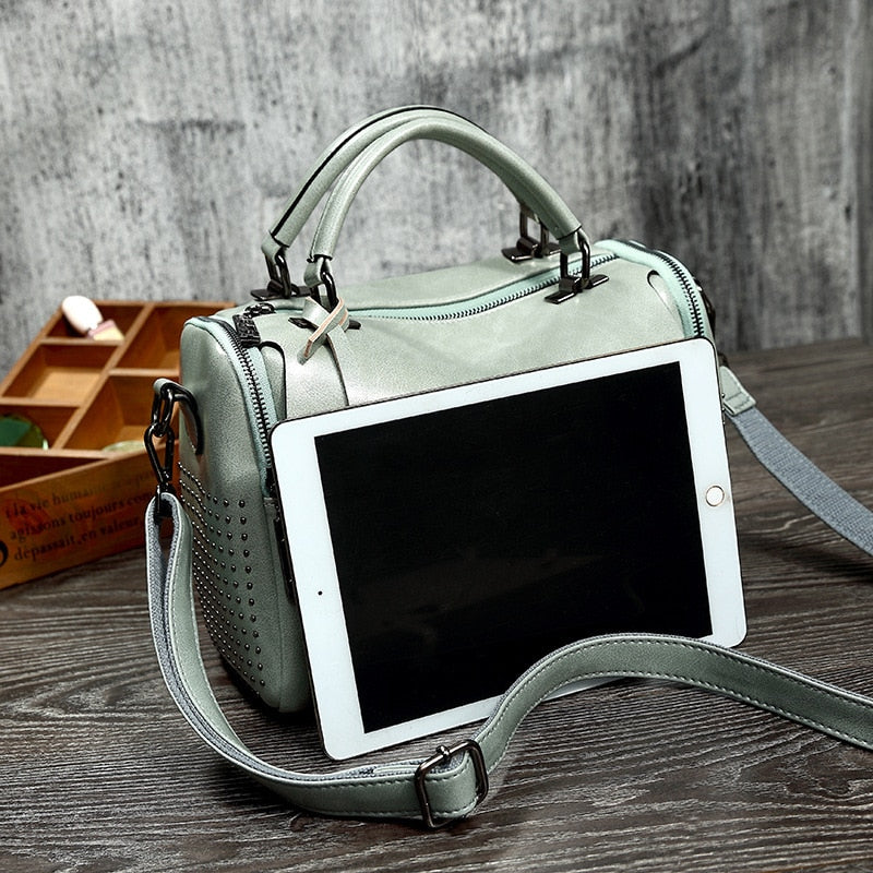 Vintage Bag Women's Leather Handbags 2022 Crossbody Bags For Woman Fashion Shoulder Retro Ladies Black Hand Sling Bolsos XD03