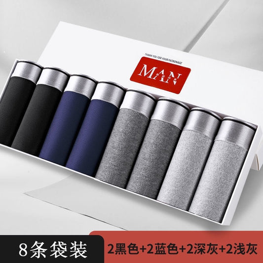 Boxer Male Panties Men's Underwear Boxers Breathable Sexy Man Boxer Solid Underpants Comfortable Plus Size BoxerShorts Lot L-5XL