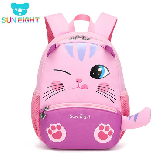 SUN EIGHT For Baby 2-5 Year Old Cute Little Kid Kindergarten Bag Child Backpack School Nylon Bags Lovely Children Backpack