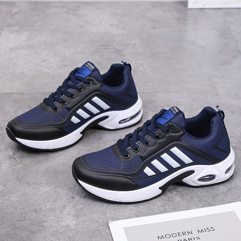 New Fashion Men's Running Shoes Breathable Air Cushion Sneakers White Trainers 2022 Men Sports Sneakers Non-slip Athletic Shoes