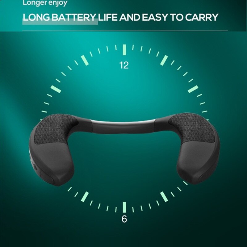 Bluetooth Speaker Column Neck Hanging Wireless HiFi Speaker Multifunctional Portable Bluetooth Speaker Supports TF Card Slot