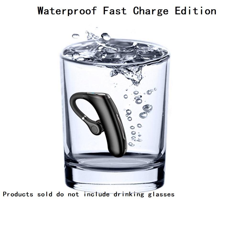 32 Hours Play Business Bluetooth Headset Car Bluetooth Earpiece Hands Free with mic ear-hook Wireless Earphone for iPhone xiaomi