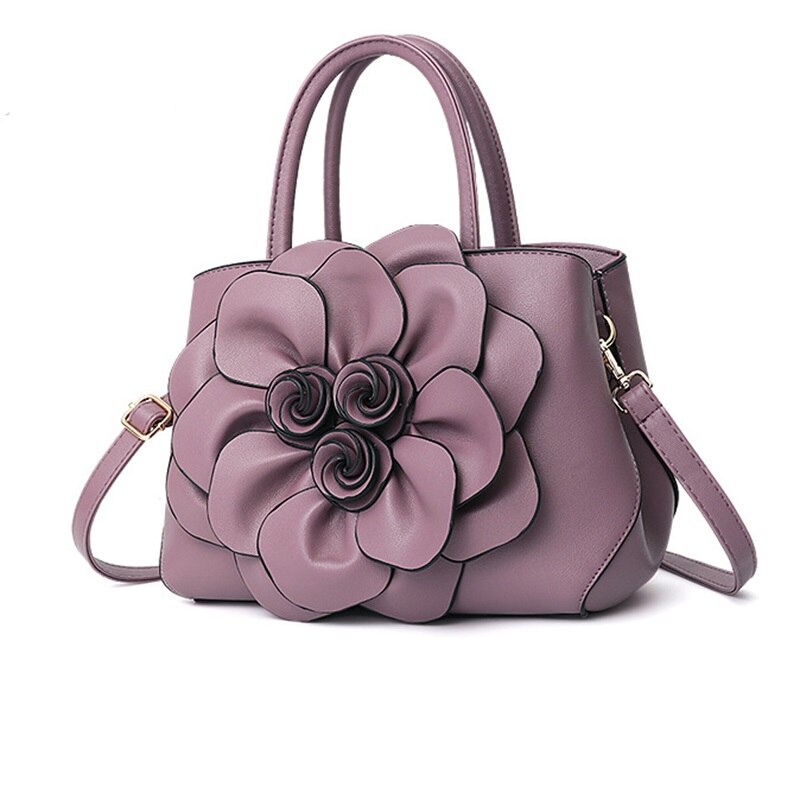 Elegant Women Handbags, Tote Bag, Three-Dimensional Flower Shoulder Designer Bag, Ladies Messenger Crossbody Bag, Party Purse Bolsa Feminina www.chishtismart.com