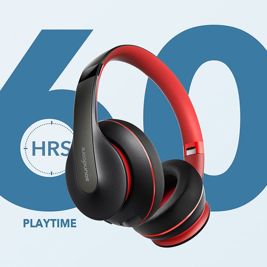 Anker Soundcore Life Q10 Wireless Bluetooth Headphones, Over Ear and Foldable, Hi-Res Certified Sound, 60-Hour Playtime