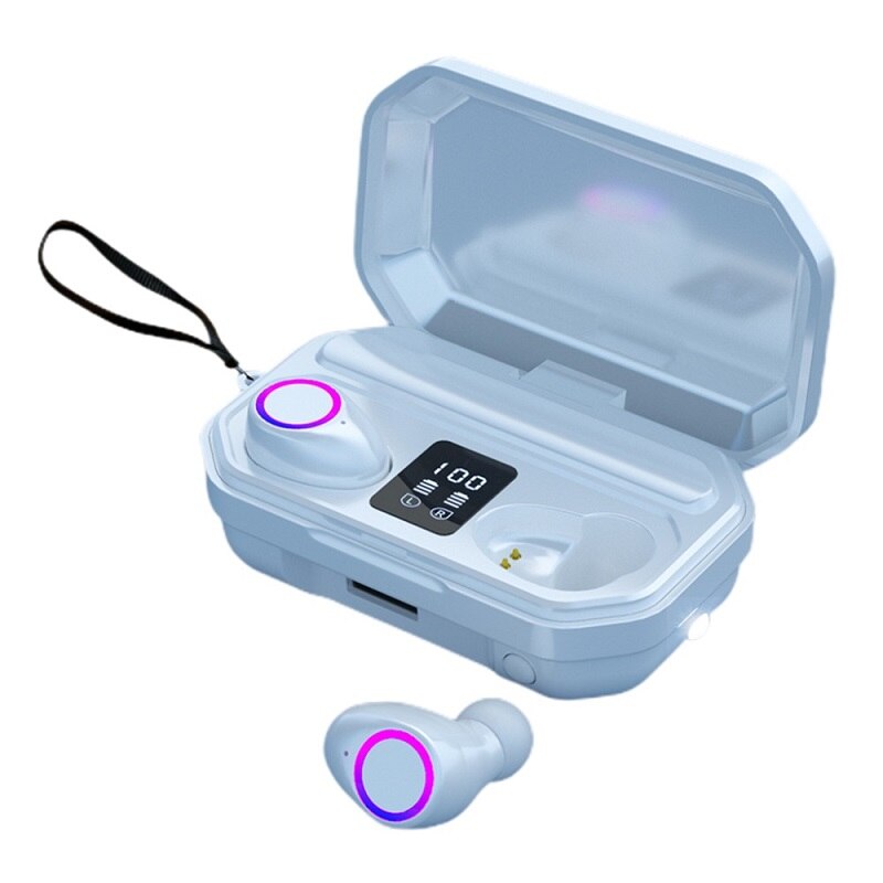 New TWS Wireless Earbuds Bluetooth Headphone Sports Earphones Gaming Headset Portable Led Display With Power Bank fone de ouvido