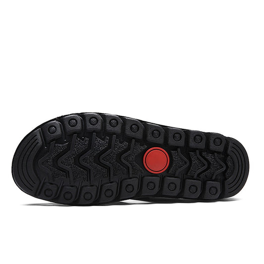 Classic High quality Cow Leather Sandals Summer Outdoor Handmade Men Sandals Fashion Comfortable Men Beach leather shoes size48