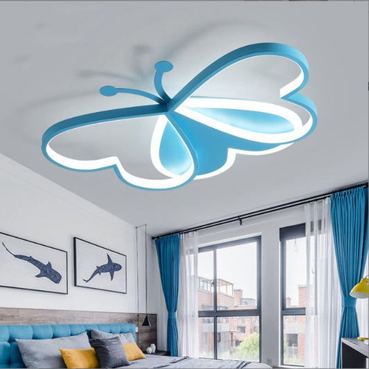Creative Children's Bedroom Ceiling Lamp Beautiful Butterfly Daughter Room Smart Chandelier LED Interior Decoration Lamps