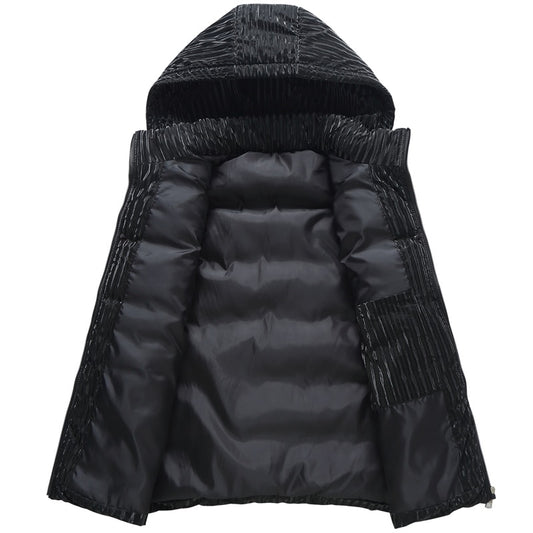 Brand Autumn Winter Men's Vest Hooded 2022 New Solid Color Cotton Sleeveless Coat Thick Warm Zipper Puffer Jacket with Pockets