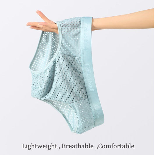 5PCS/Lot Mesh Hole Graphene men brief mens briefs underwear men sexy underwear men's underwear briefs men underwear man sexy