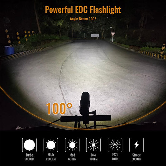 Sofirn SP33S USB C Rechargeable XHP70.2 5000lm Powerful LED Flashlight 26650 21700 Torch with Power Bank Function