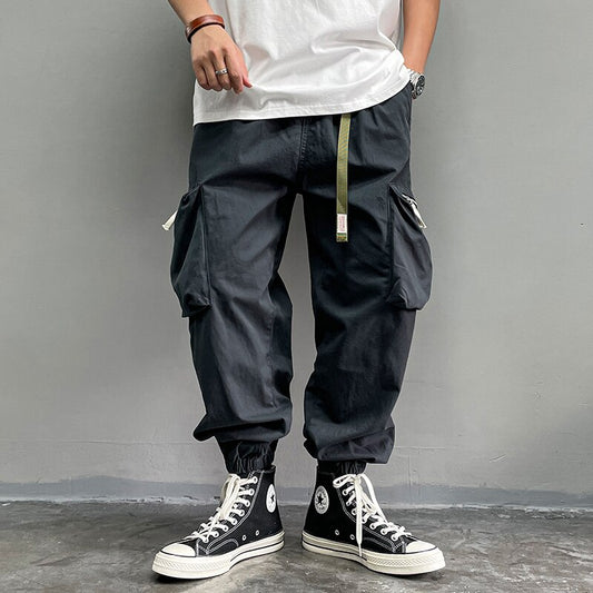 Korean Streetwear Fashion Hip Hop Cargo Pants Men Clothing Japanese Harajuku Jogging Trousers Techwear Joggers Casual Sweatpants