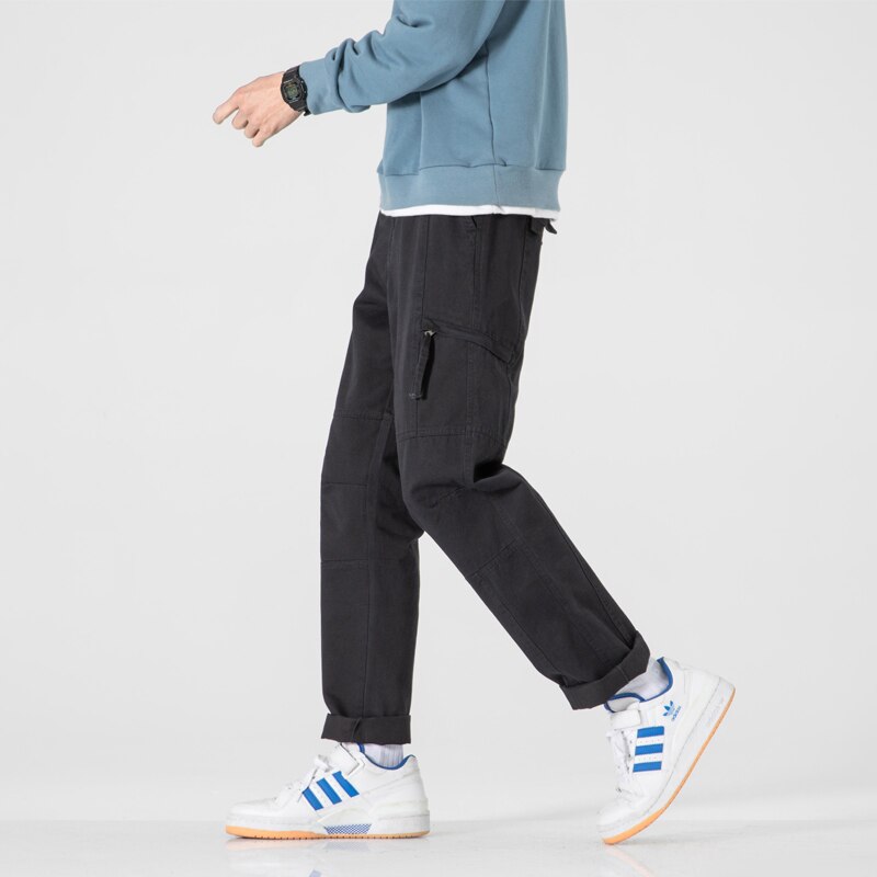 Cargo Pants Men's Casual Cotton Multi Pockets Men Pants 2022 New Spring Autumn Outwear Long Trousers Harajuku Fashion Bottoms