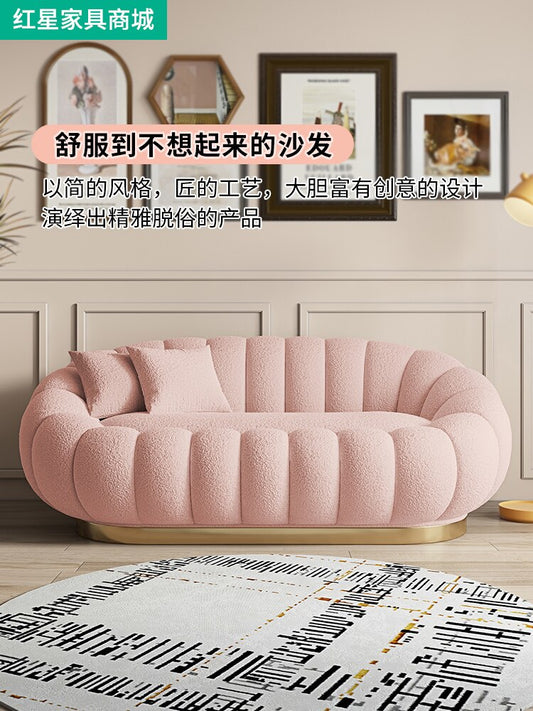 Individual Modern Sofas Set Living Room Lazy Futon Prefabricated House Sofas Seat Muebles Para El Hogar Home Furniture GPF34XP