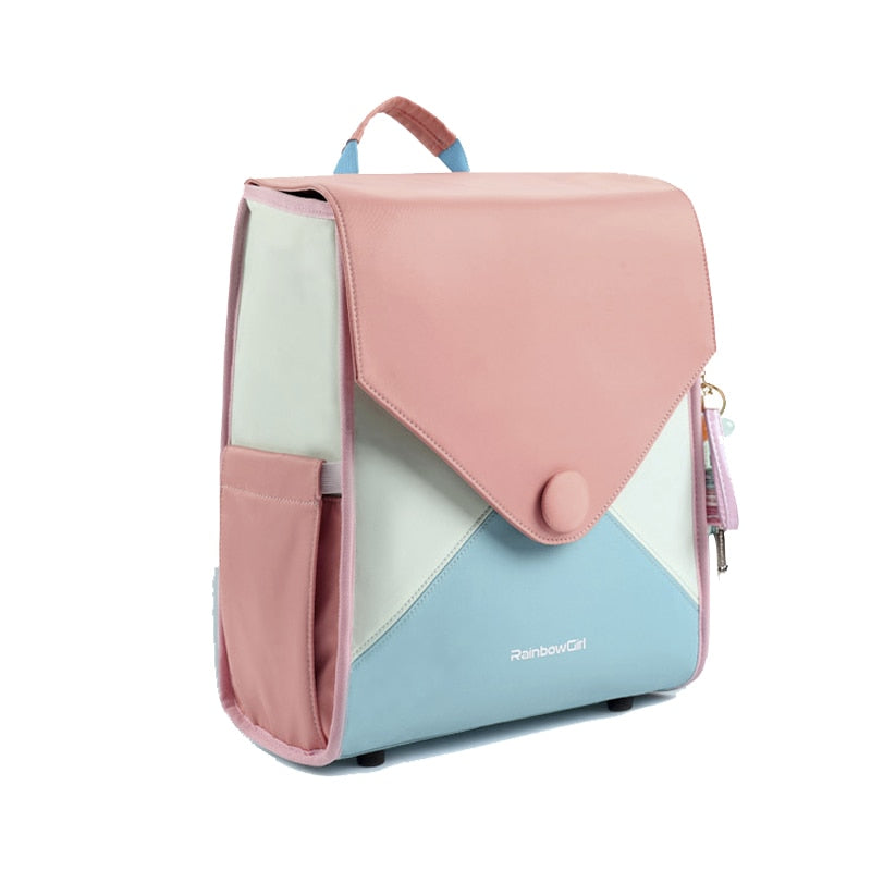 Rainbow Girl Backpack Kids Primary School Children Backpack Girls 6-12 Years Old Kids Backpack Girls Fashion Bags for Toddlers