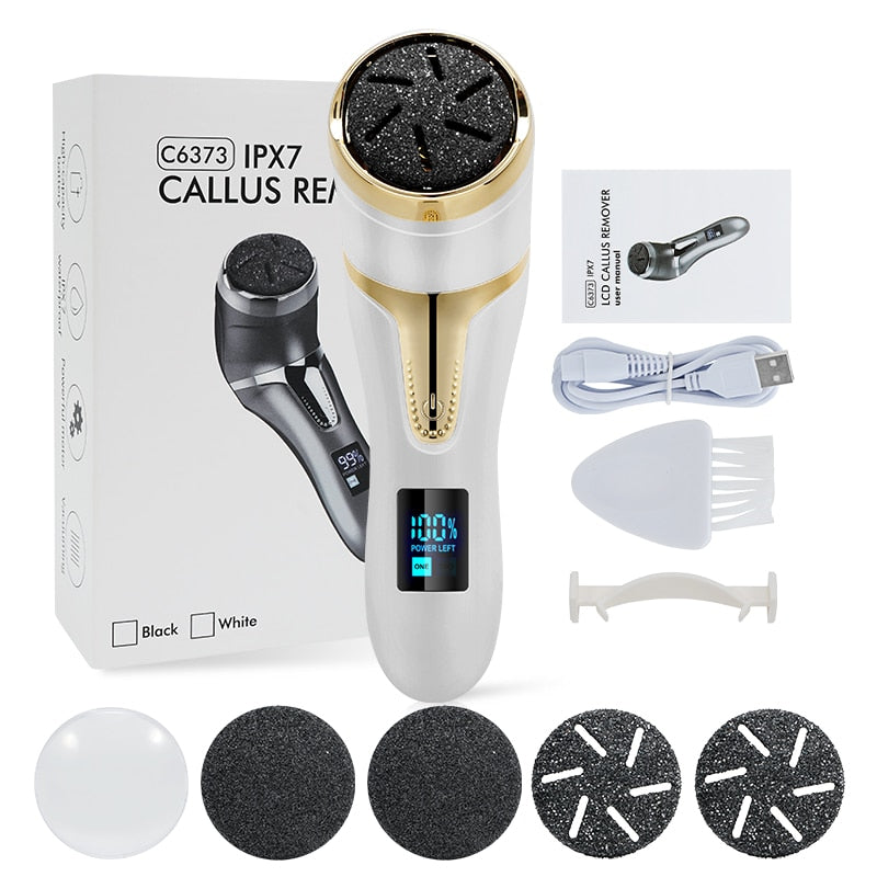 Electric Pedicure Tools Foot Care File Leg Heels Remove Hard Cracked Dead Skin Callus Remover Feet Foot Files Clean Care Machine