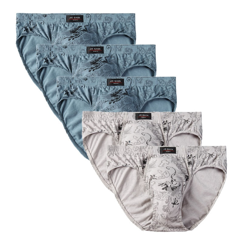 5pcs/Lot 7XL 100%Cotton Men Briefs Men's Underwear Male Briefs Underpants for Men Panties Mens Pant Men Shorts Comfort Pattern