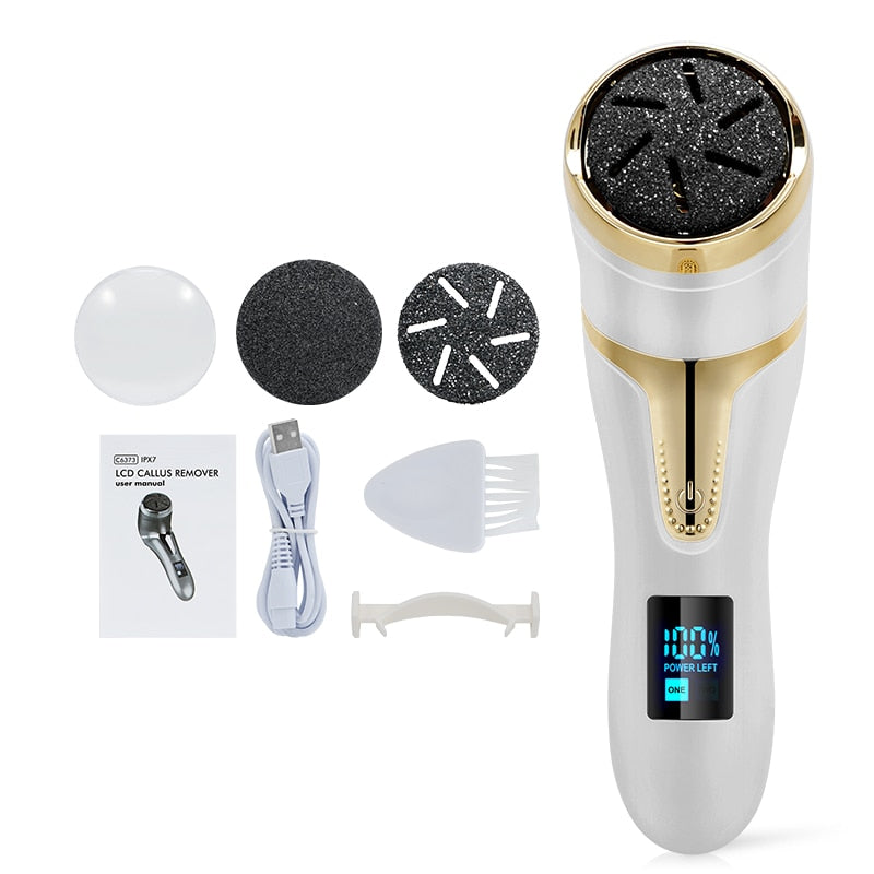 Electric Pedicure Tools Foot Care File Leg Heels Remove Hard Cracked Dead Skin Callus Remover Feet Foot Files Clean Care Machine