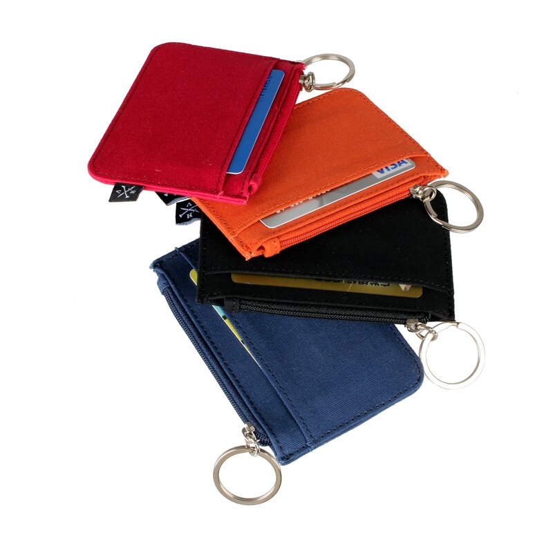 Women Coin Purse Men's Minimalist Slim Wallet Cardholder Canvas Purse 4642