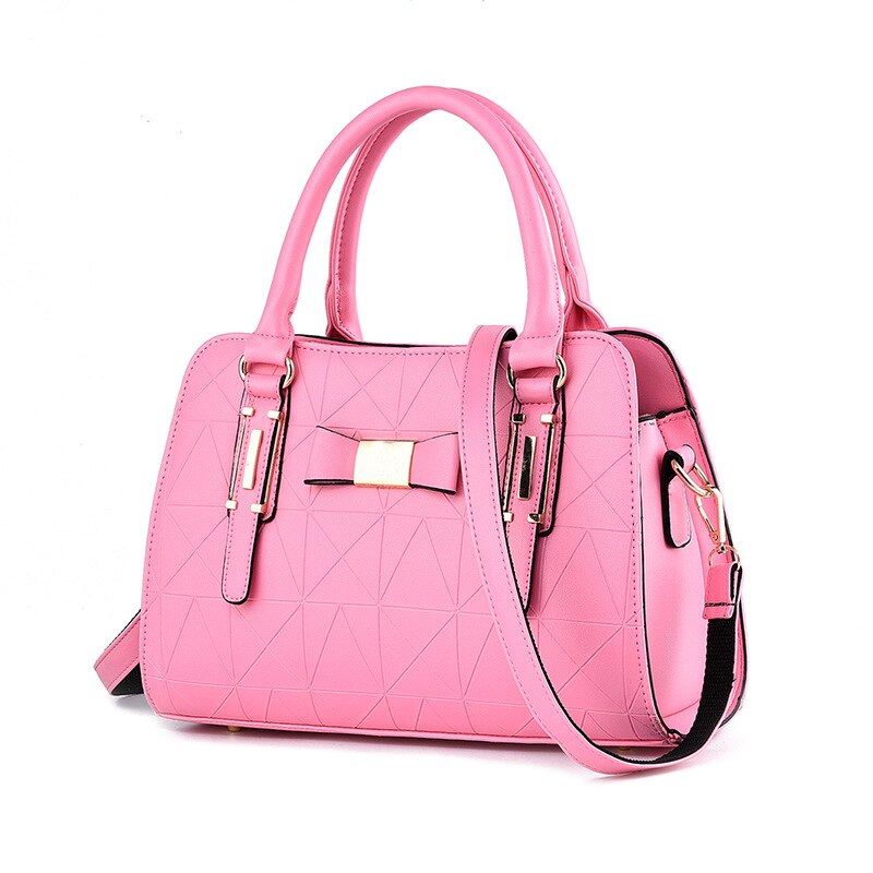 TRAVEASY 2022 New Women's Bag Female Korean Style Rhombic Pattern PU Leather Sweet Ladies Handbags Fashion Female Shoulder Bag
