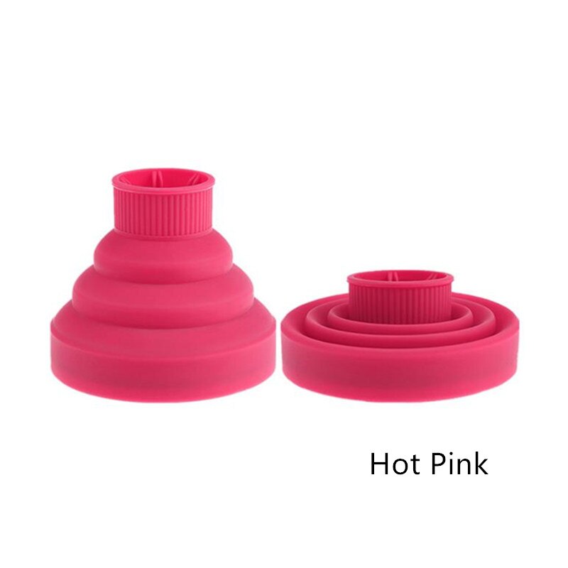 Collapsible Silicone Hair Dryer Diffuser Travel and Easy Storage Fit Nozzle Diameter Suitable 4-4.8cm Hairdressing Tools
