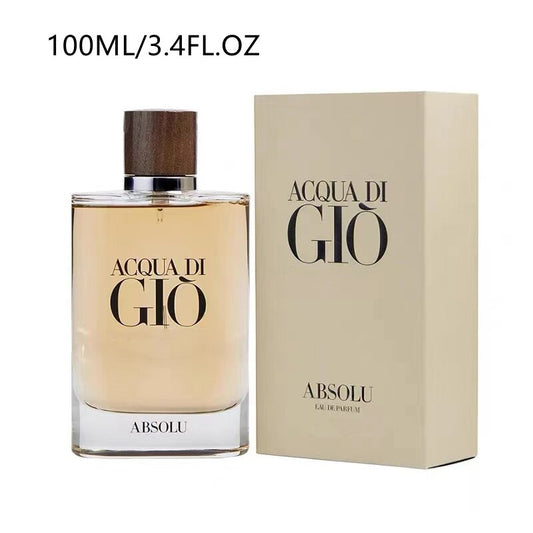 Classic Men's Perfumes 100ml Gio Absolu Pour Homme Eau De Parfum Long Lasting Cologne Men Original