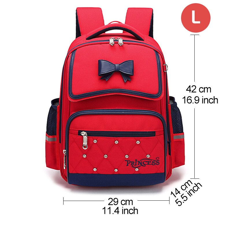 Backpack for Elementary School Girl Waterproof Oxford Cloth Pink Sac Enfant School Bags Kids Backpack Girls Cute Bow Kids Bag