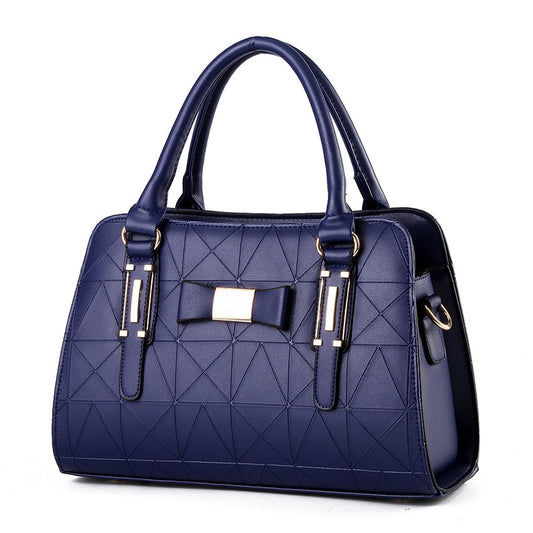 TRAVEASY 2022 New Women's Bag Female Korean Style Rhombic Pattern PU Leather Sweet Ladies Handbags Fashion Female Shoulder Bag