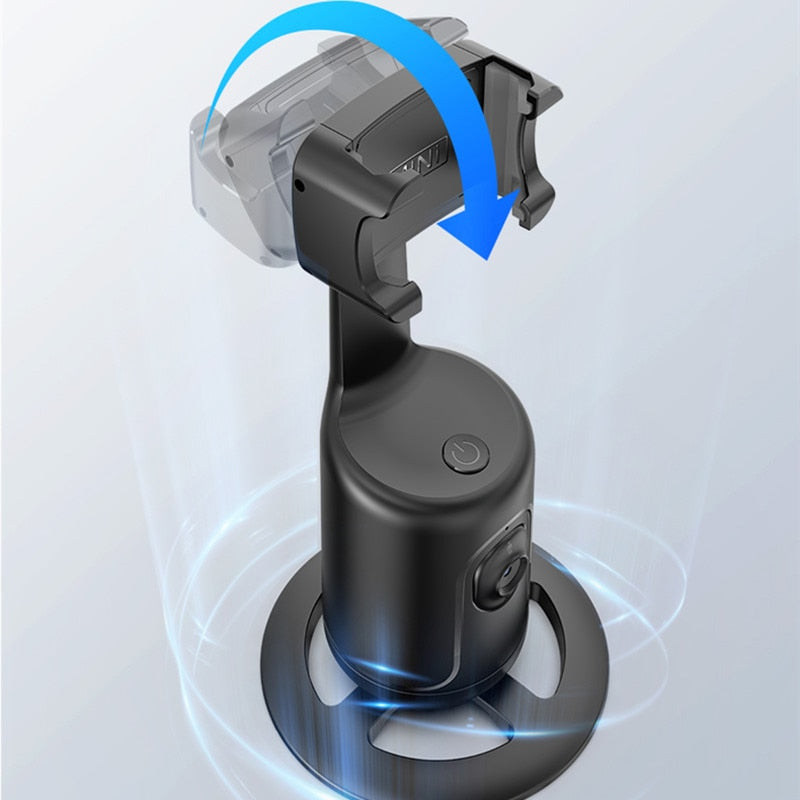 FANGTUOSI 2022 New 360 Rotation follow-up Gimbal Stabilizer Monopod Desktop tracking gimbal For Tiktok live photography