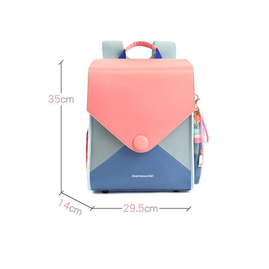 Rainbow Girl Backpack Kids Primary School Children Backpack Girls 6-12 Years Old Kids Backpack Girls Fashion Bags for Toddlers