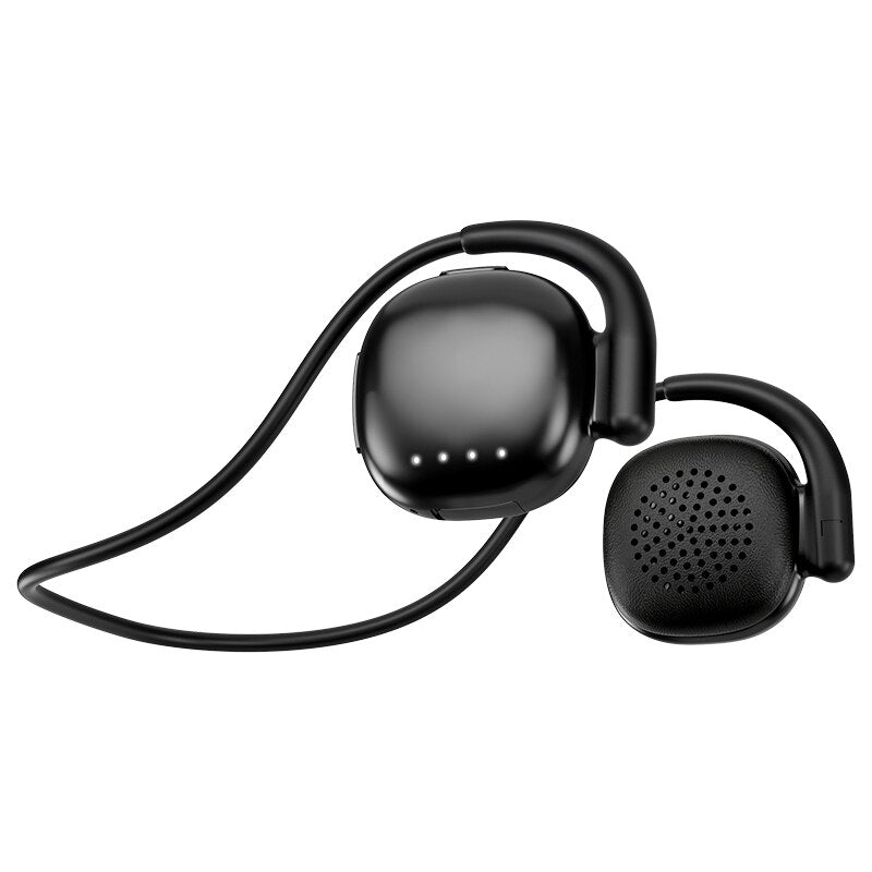 Sports Bluetooth Wireless Headphones with Mic IPX5 Waterproof Ear Hooks Bluetooth Earphones HiFi Stereo Music Earbuds for Phone
