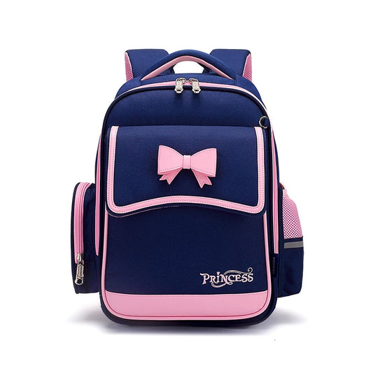 Backpack for Elementary School Girl Waterproof Oxford Cloth Pink Sac Enfant School Bags Kids Backpack Girls Cute Bow Kids Bag