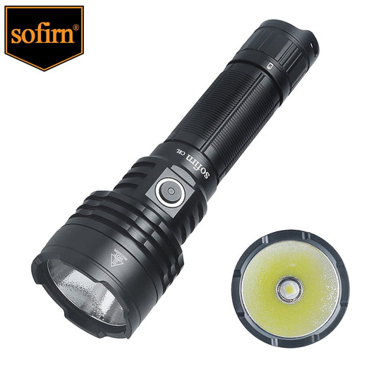 Sofirn C8L 21700 Flashlight Powerful Tactical 3100lm XHP50D HI LED Torch EDC Type C Rechargeable Hunting Lantern