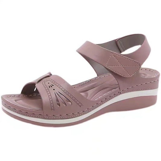 2022 New Women Sandals New Summer Shoes Woman Sandals Open Toes Femme Casual Gladiator Platform Shoes Large Size 35~43