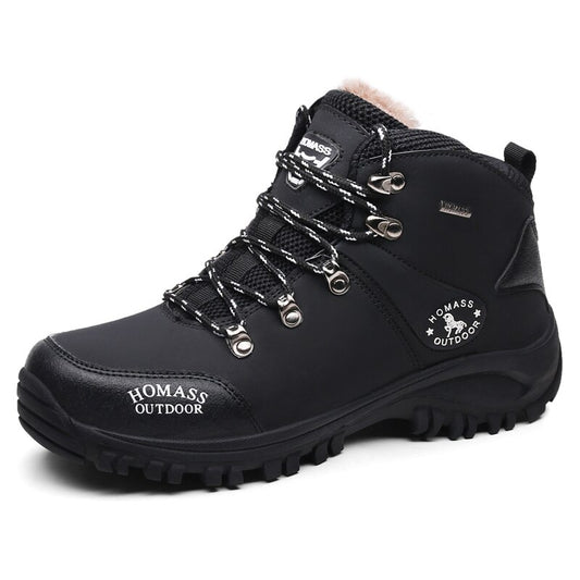 Shoes For Men Winter Keep Warm Men's Boots Male High-top Non-slip Snow Boots Outdoor Work Climbing Shoes Trekking Boots Sneakers