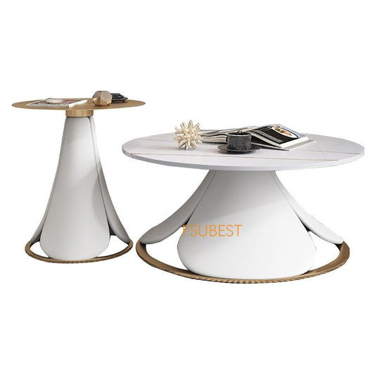 Modern Light Luxury Tea Table Size Circle Combination Small Living Room Simple Creative Designer Coffee Table طاولات الطعام