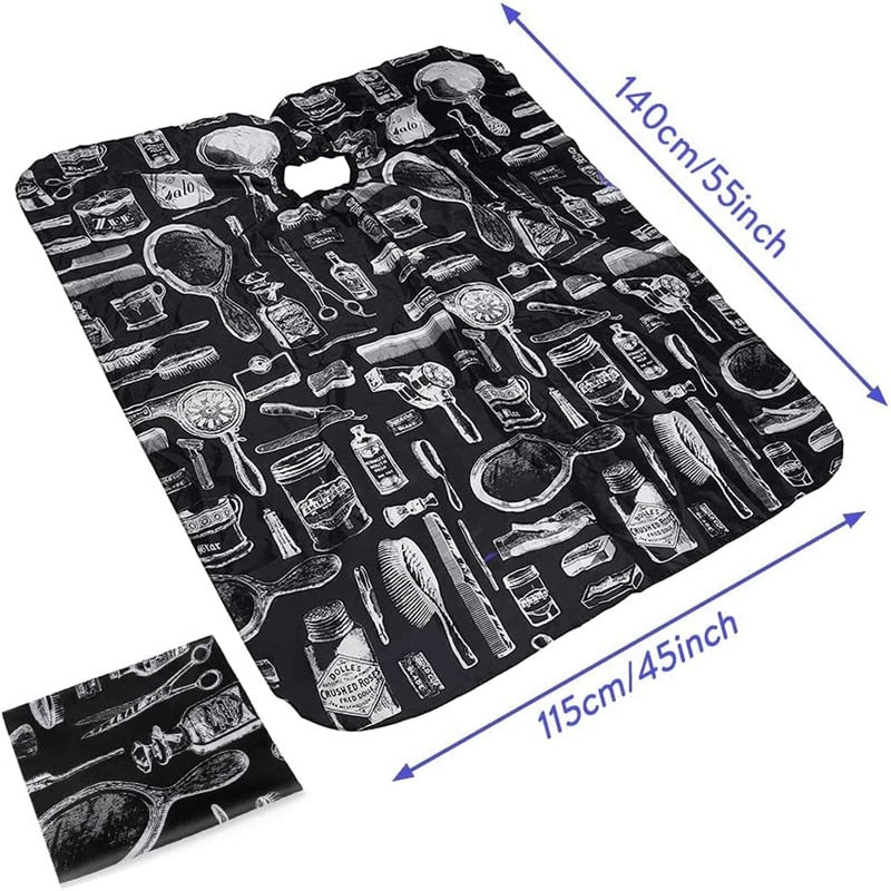 Adult Waterproof Hair Cutting Cloth Salon Barber Cape Hairdresser Professional Fabric Apron Gown Hairdressing Haircut Capes