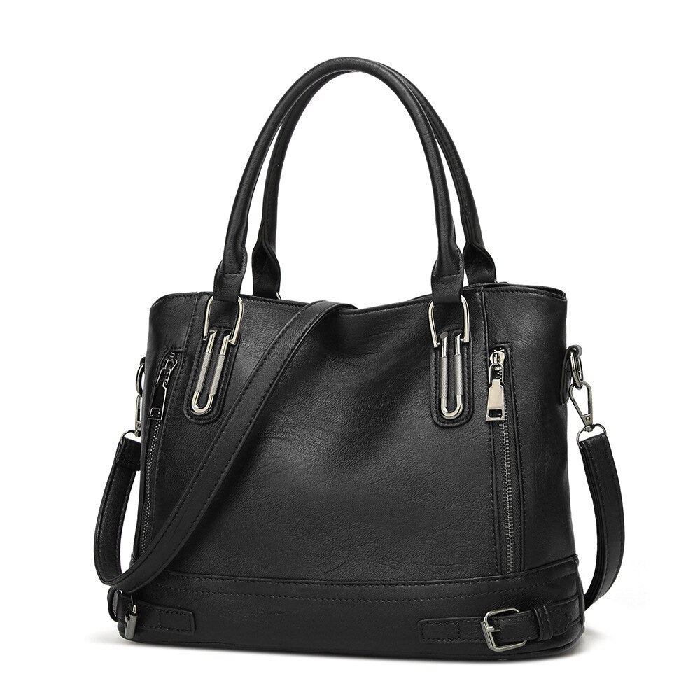 CFUN YA Vintage Trend Women's Bags Female Handbags Retro Large Capacity Tote Bags Shoulder Messenger Pack Crossbody Handle Bag