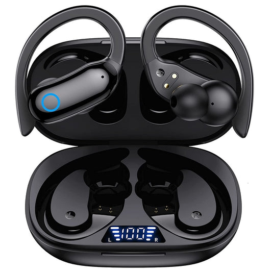 Bluetooth Earphones TWS Wireless Headphone V5.1 Sports Earbuds 9D Stereo Bass Headsets Waterproof With Mic LED Battery Display