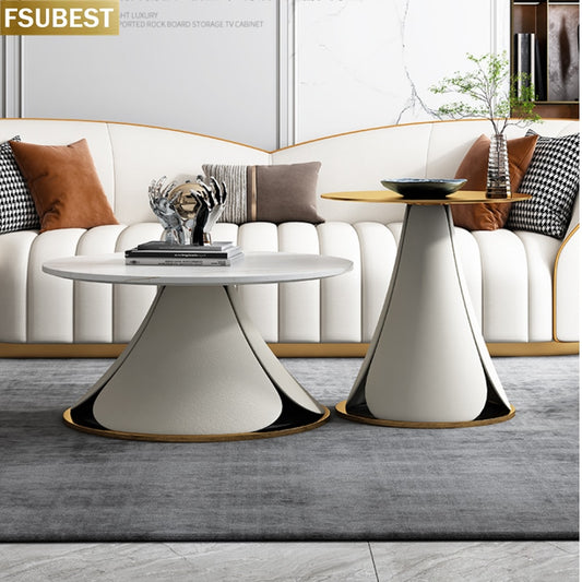 Modern Light Luxury Tea Table Size Circle Combination Small Living Room Simple Creative Designer Coffee Table طاولات الطعام