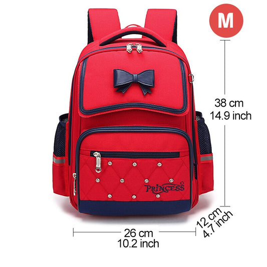 Backpack for Elementary School Girl Waterproof Oxford Cloth Pink Sac Enfant School Bags Kids Backpack Girls Cute Bow Kids Bag