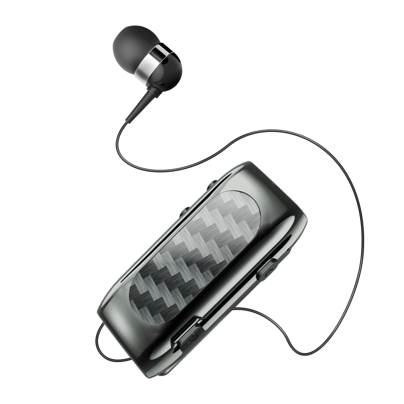 New Wireless Earphone Retractable Portable BT5.2 Talk Time 20 Hours Call Remind Vibration Sport Clip Driver Auriculares Earphone