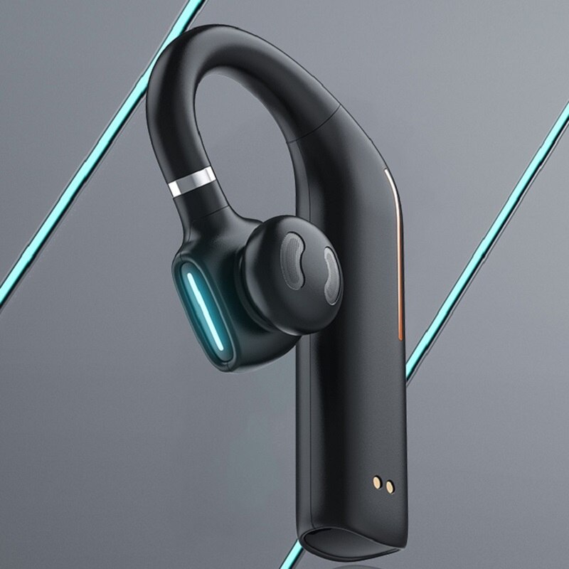 Earphones Bluetooth 5.2 Headphones Handsfree Wireless Headset Business Headset Drive Call Sports Earphone 1800mAh Charging Box