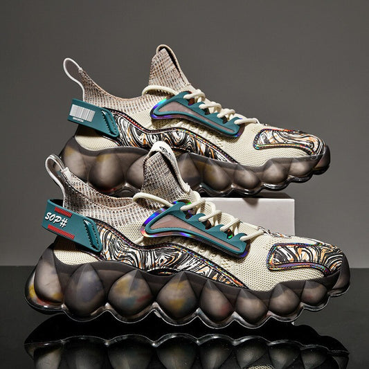 Fashion Casual Men Shoes Trainer Race Sports Running Shoes Men Sneakers Tenis Luxury Breathable Hard-Wearing High Quality Shoes