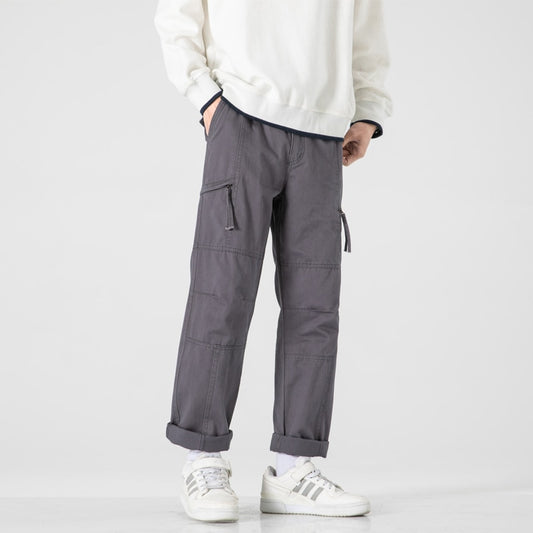 Cargo Pants Men's Casual Cotton Multi Pockets Men Pants 2022 New Spring Autumn Outwear Long Trousers Harajuku Fashion Bottoms