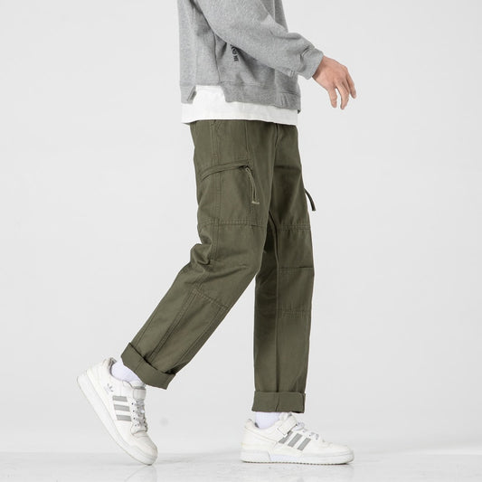 Cargo Pants Men's Casual Cotton Multi Pockets Men Pants 2022 New Spring Autumn Outwear Long Trousers Harajuku Fashion Bottoms